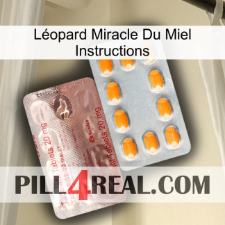 Léopard Miracle Du Miel Instructions new13